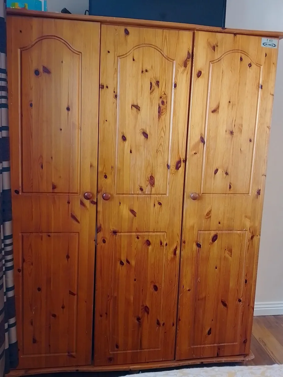 Solid Pine Wardrobe - Image 3