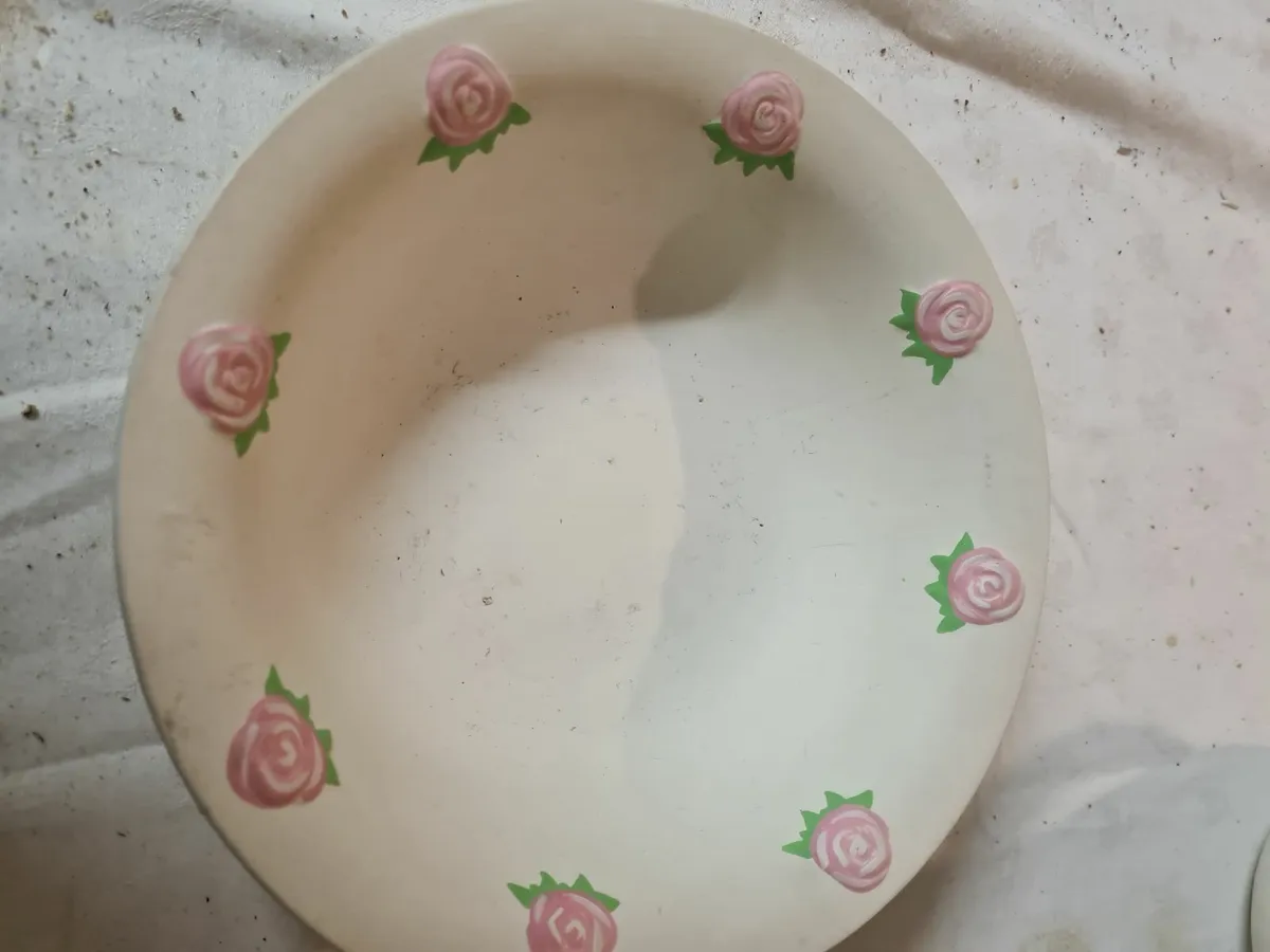 Decorative wash bowl and matching jug………. - Image 2