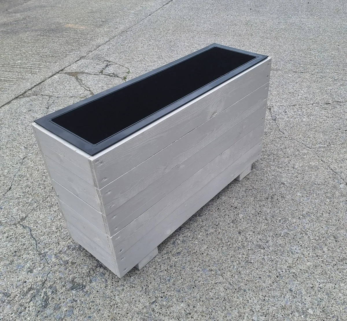 Small Outdoor Wooden Planters - Image 2