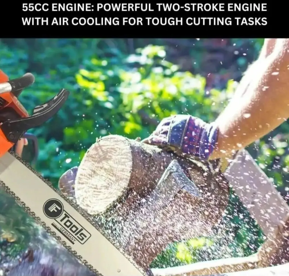 BRAND NEW 55CC CHAINSAW - Image 3