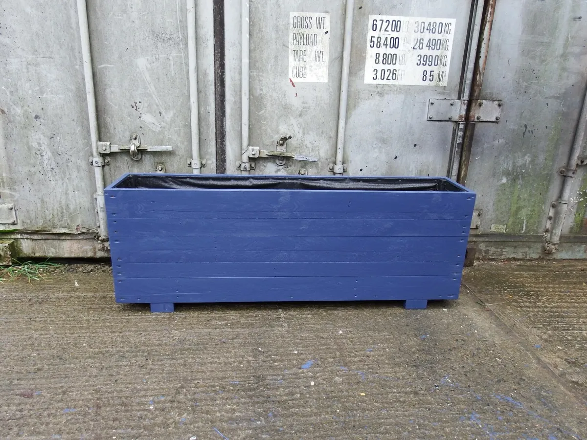 Custom Wooden Outdoor Planter - Image 4