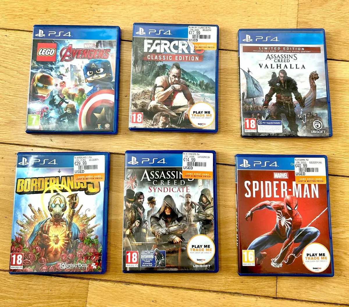 Assassins Creed, Borderlands, Farcry & more - Ps4