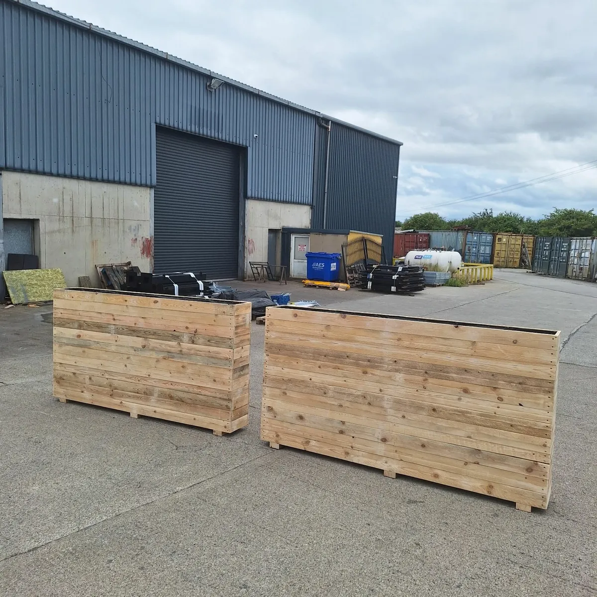 Tall Custom Garden Planters - Image 1