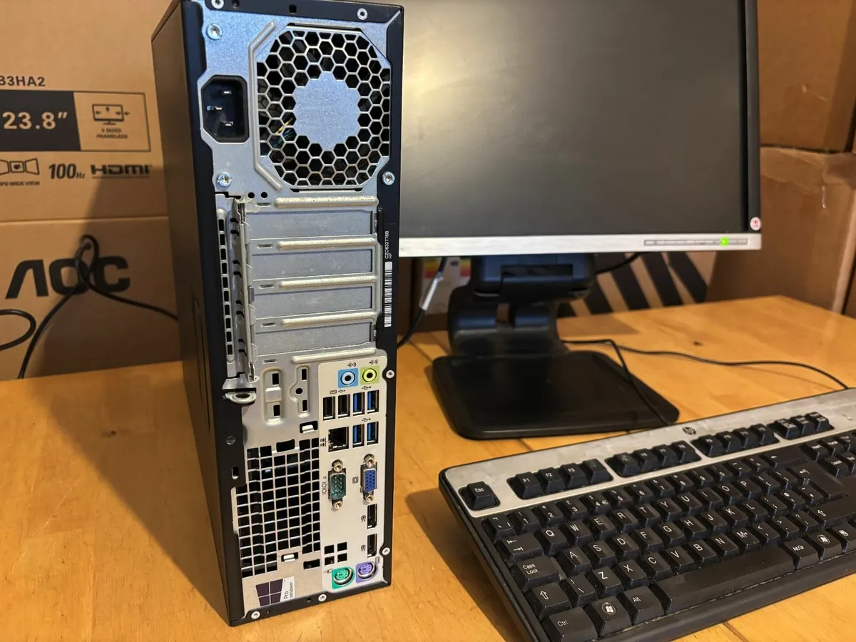 HP Prodesk PC's-i5-16GB-SSD-Screen-Win 11 Deliver - Image 2