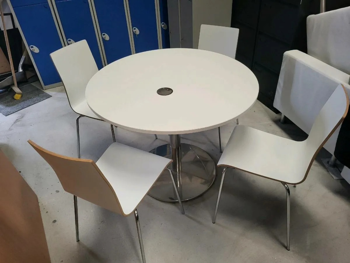Meeting Table/Canteen Table & Chairs. - Image 2