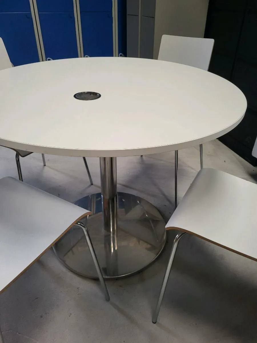 Meeting Table/Canteen Table & Chairs. - Image 3