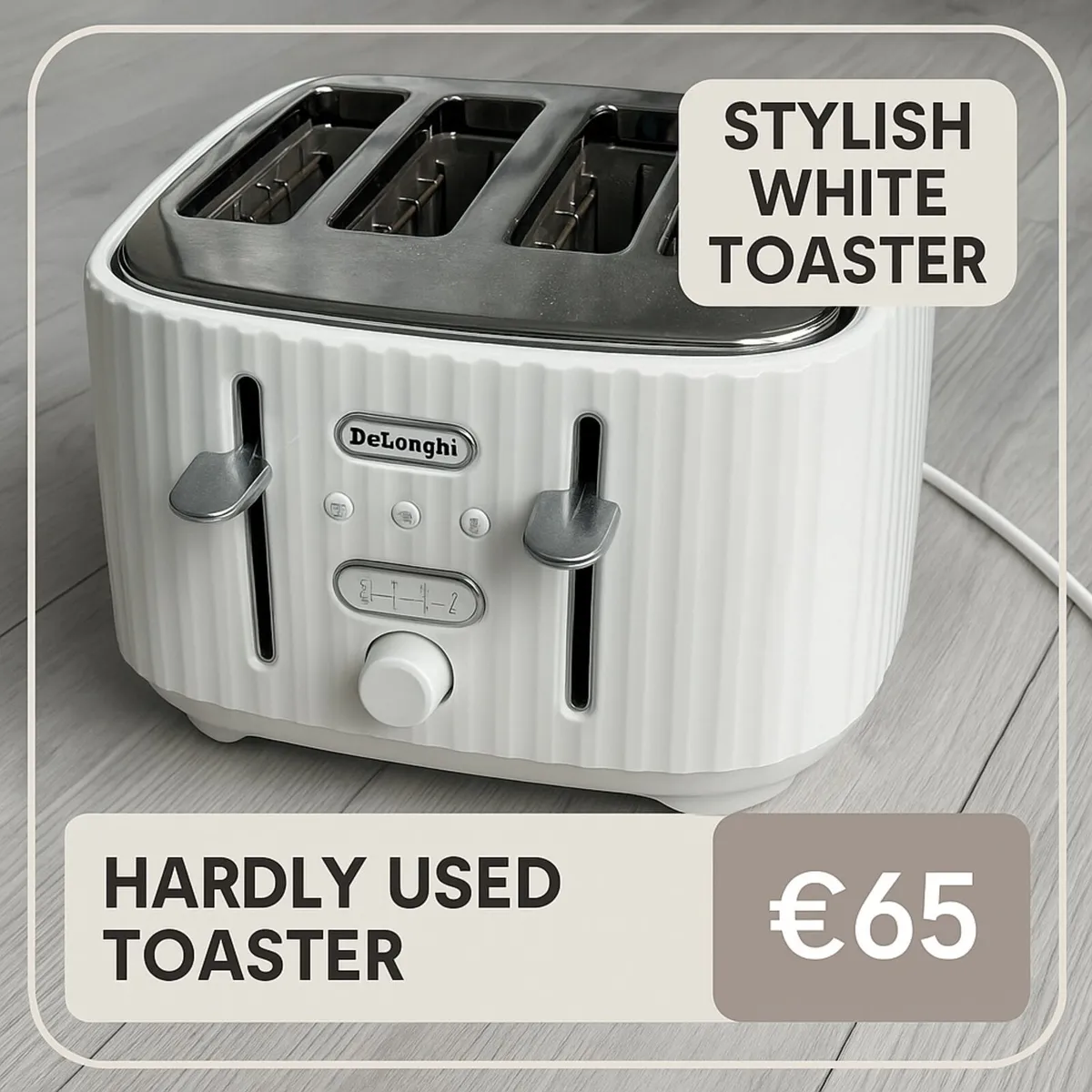 DeLonghi Ballerina 4-slice toaster - Image 1