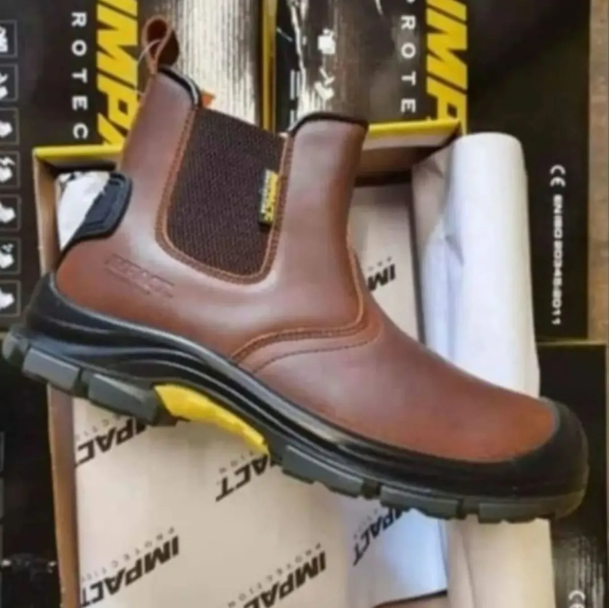 BRAND NEW IMPACT WORK BOOTS