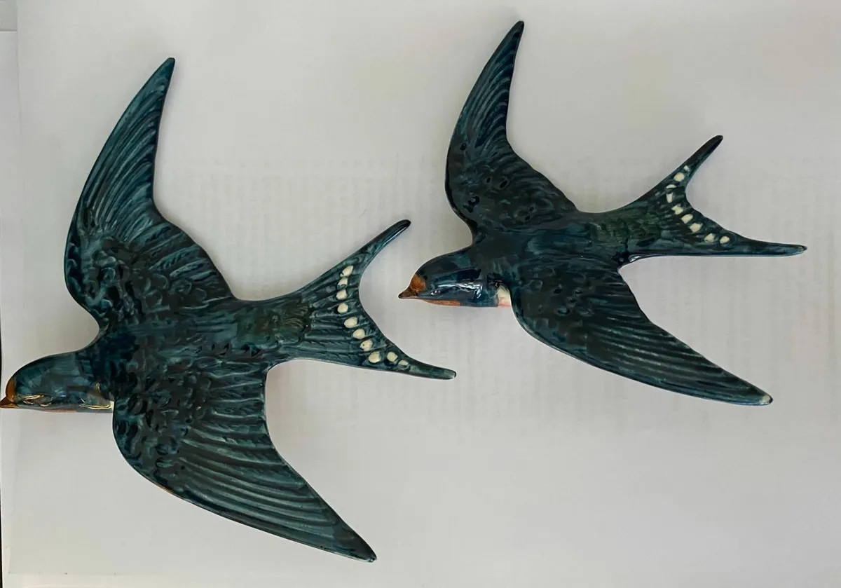 c1950 Beswick Swallow wall plaques