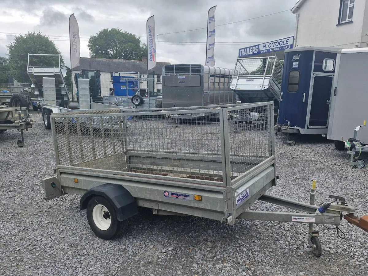 INDESPENSION   8' x 4'  SINGLE  AXLE TRAILERS - Image 1
