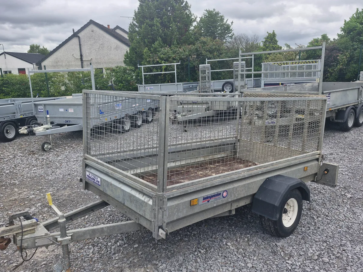 INDESPENSION   8' x 4'  SINGLE  AXLE TRAILERS - Image 2