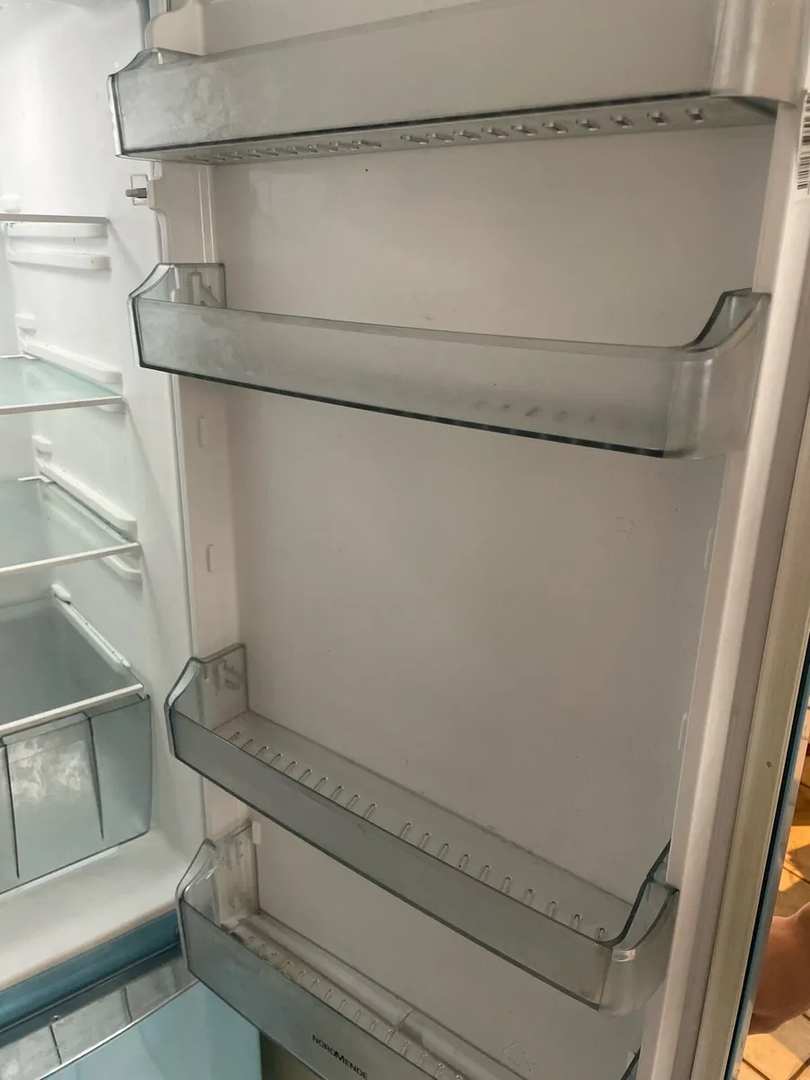 Nordmende No frost, Blue Retro Fridge freezer - Image 3