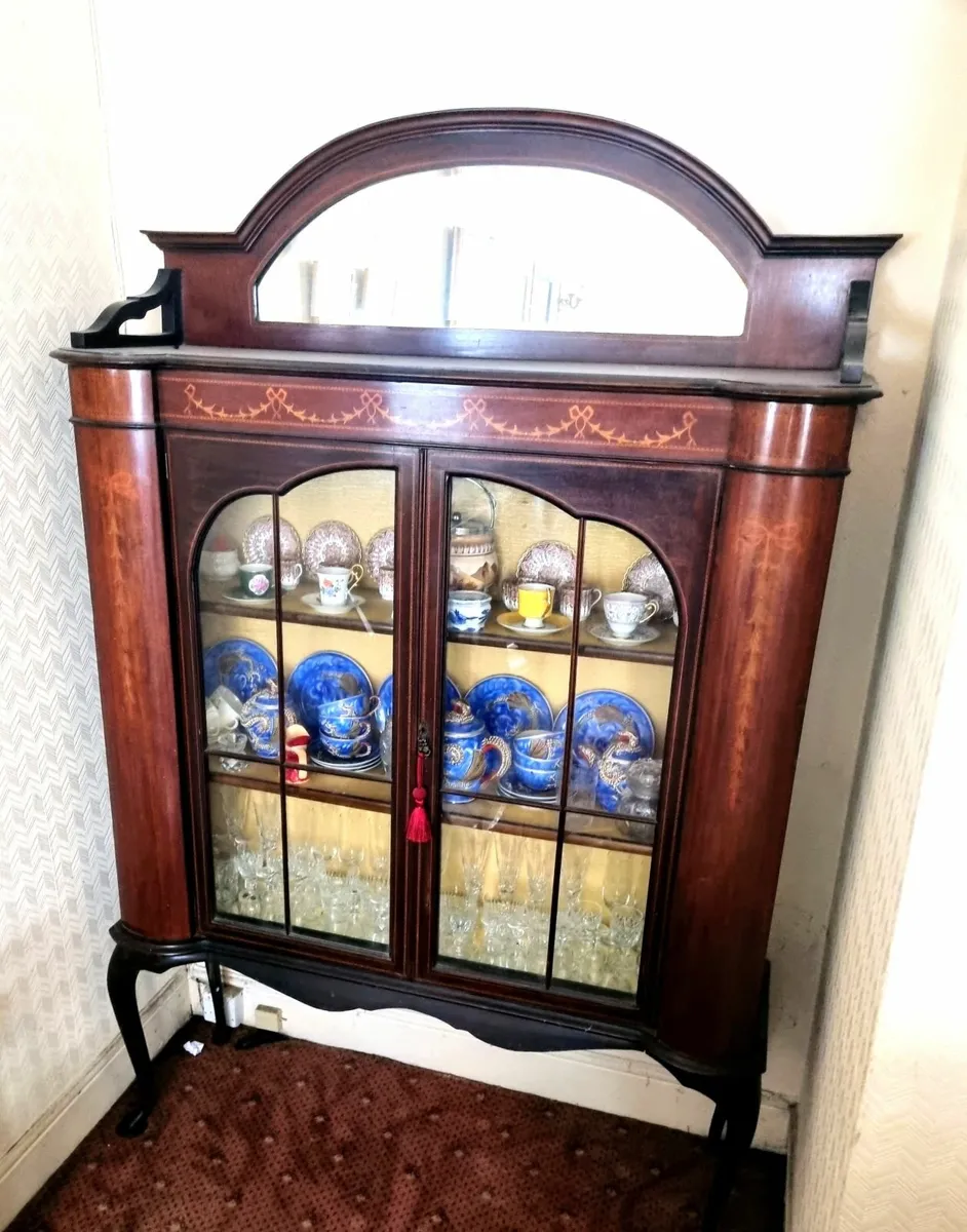 Antique Display Cabinet - Image 1