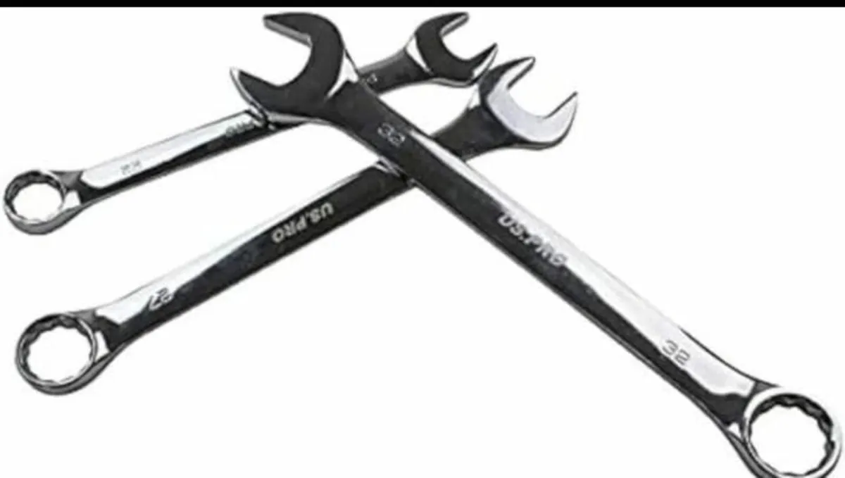 8PCS JUMBO METRIC COMBINATION WRENCH SET - Image 3