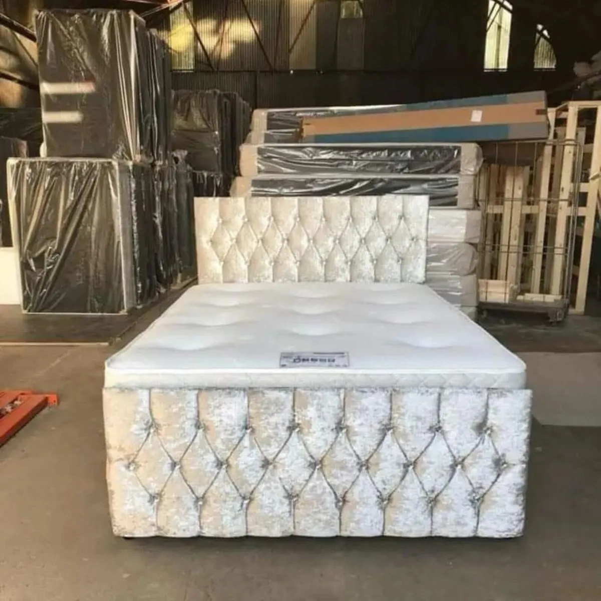 New Chesterfield Sandy Divan Beds - Image 2