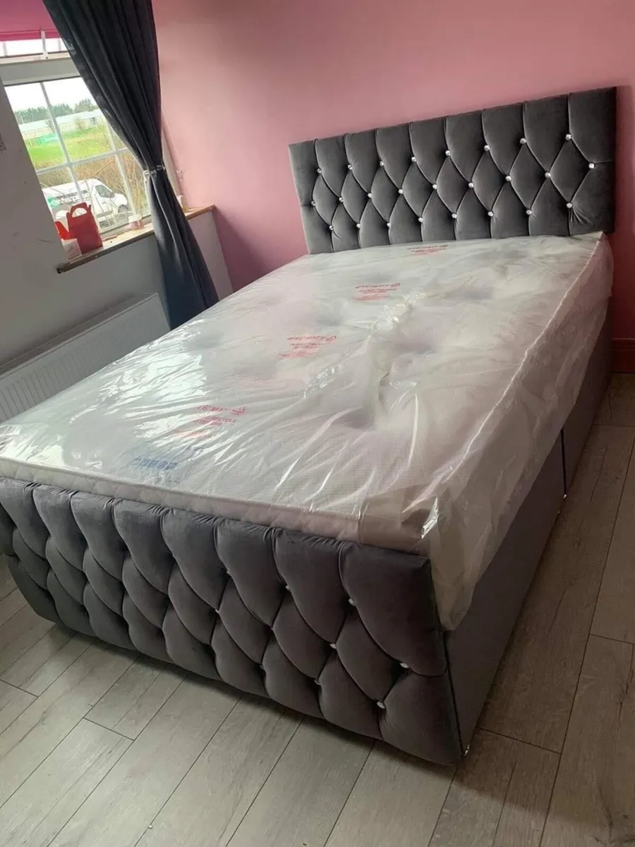 New Chesterfield Sandy Divan Beds - Image 1