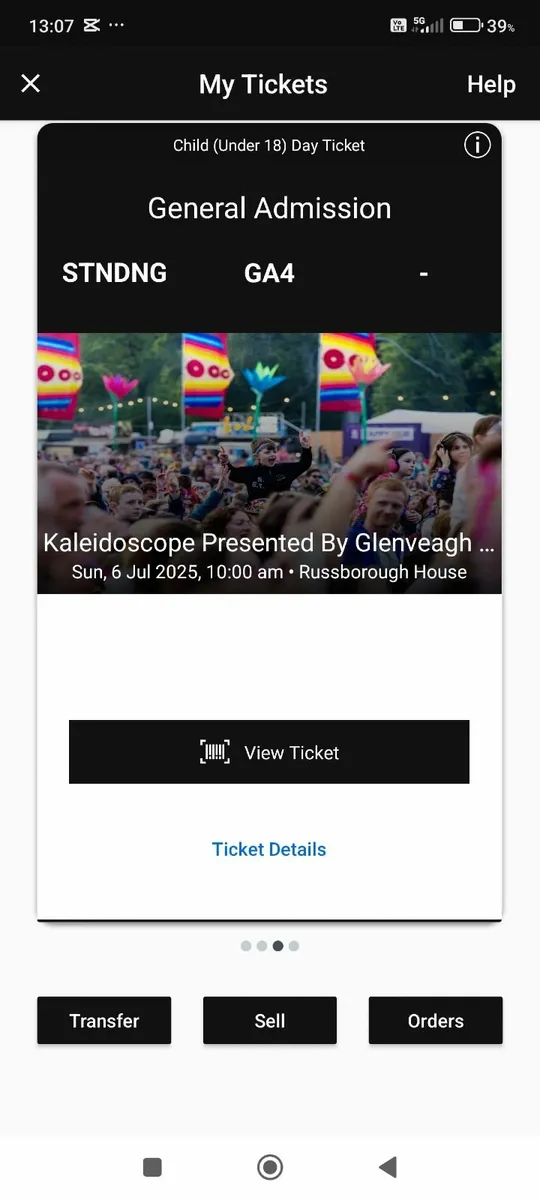 Kaleidescope Concert family ticket Sunday - Image 2