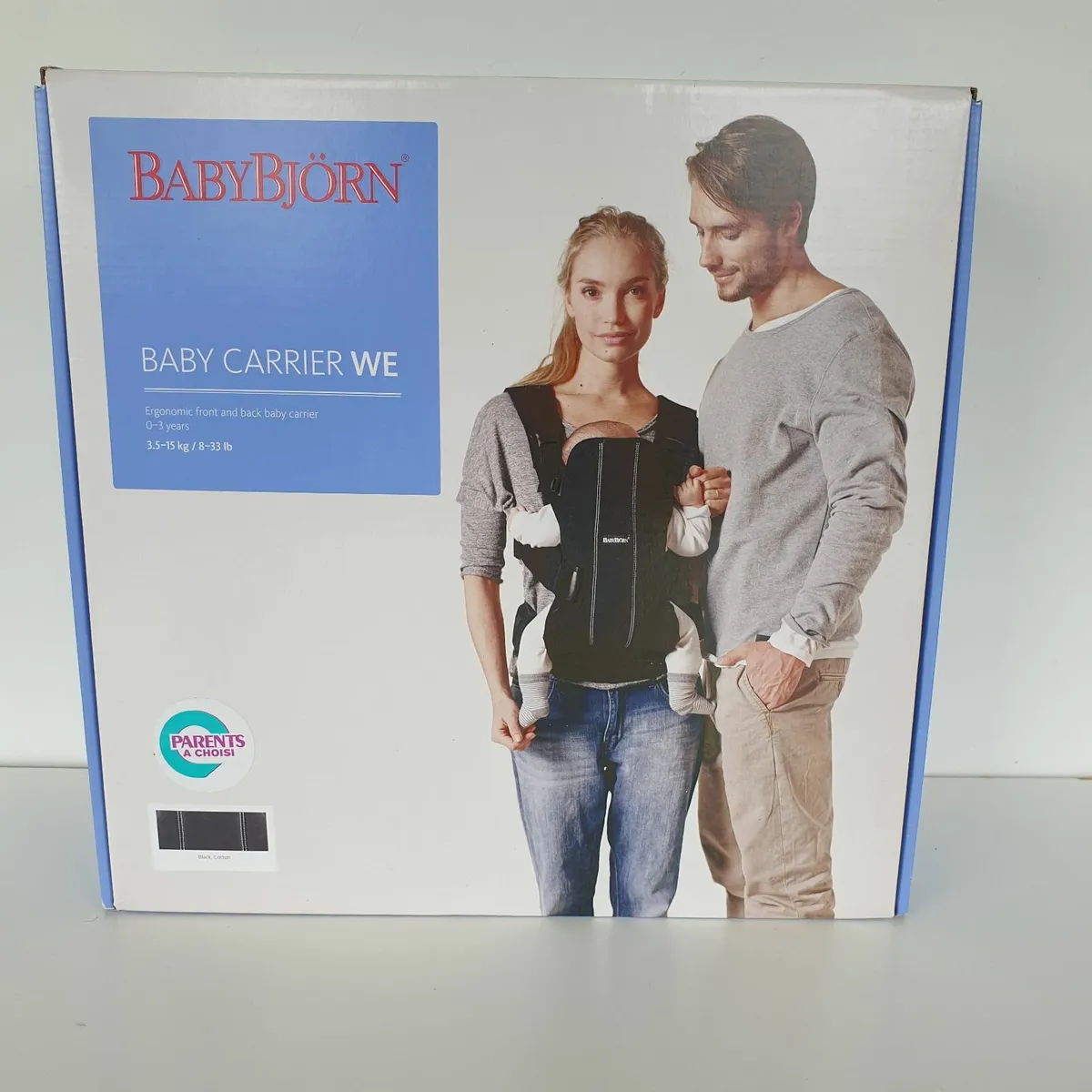 Babybjorn WE black baby carrier boxed - Image 1