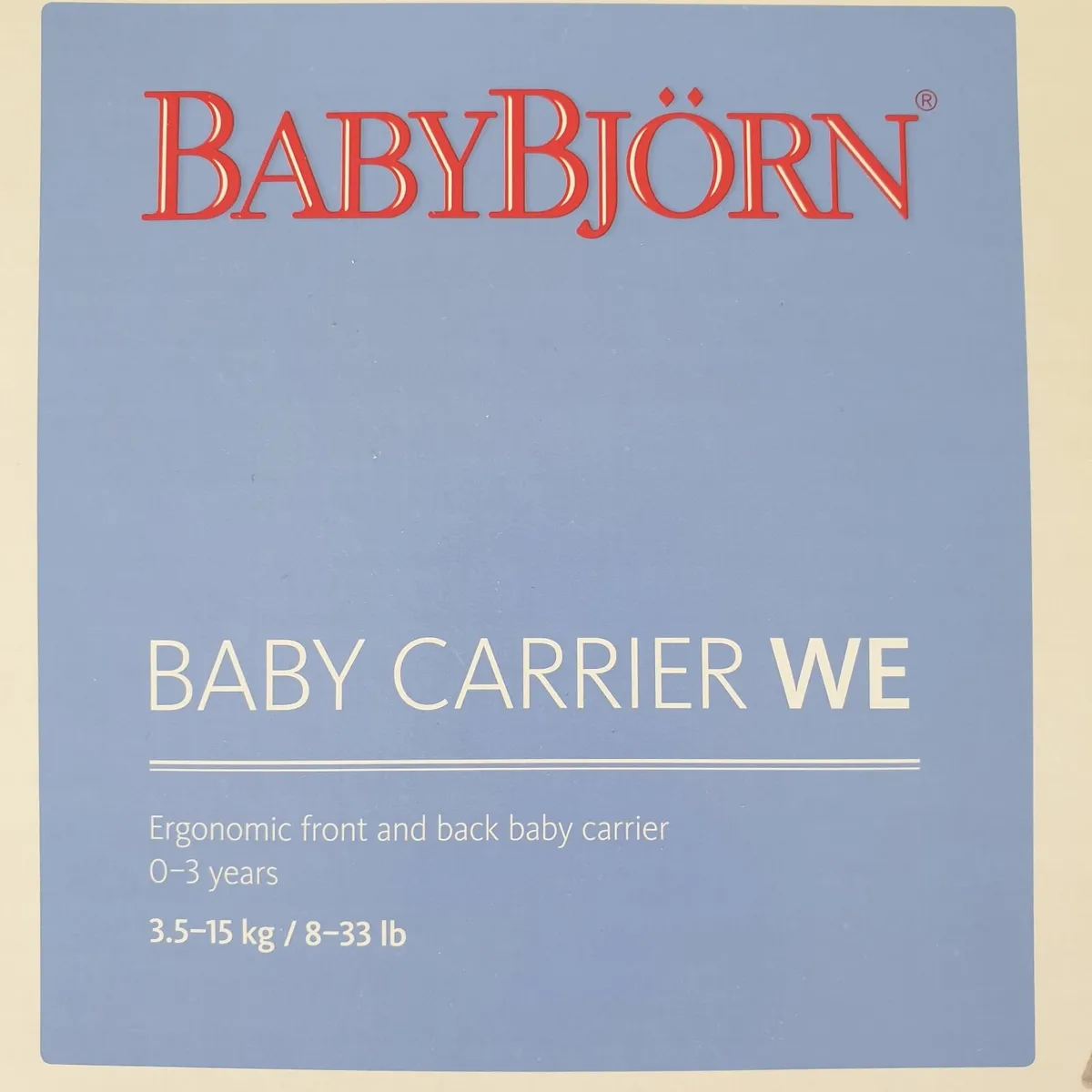 Babybjorn WE black baby carrier boxed - Image 4
