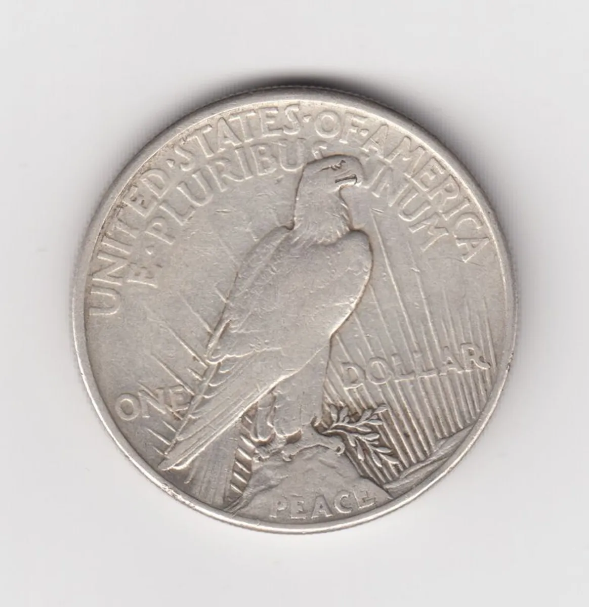 1921 U.S. 90% Silver Peace  Dollar, key date - Image 2