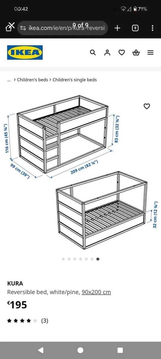 Ikea kids bed - Image 4