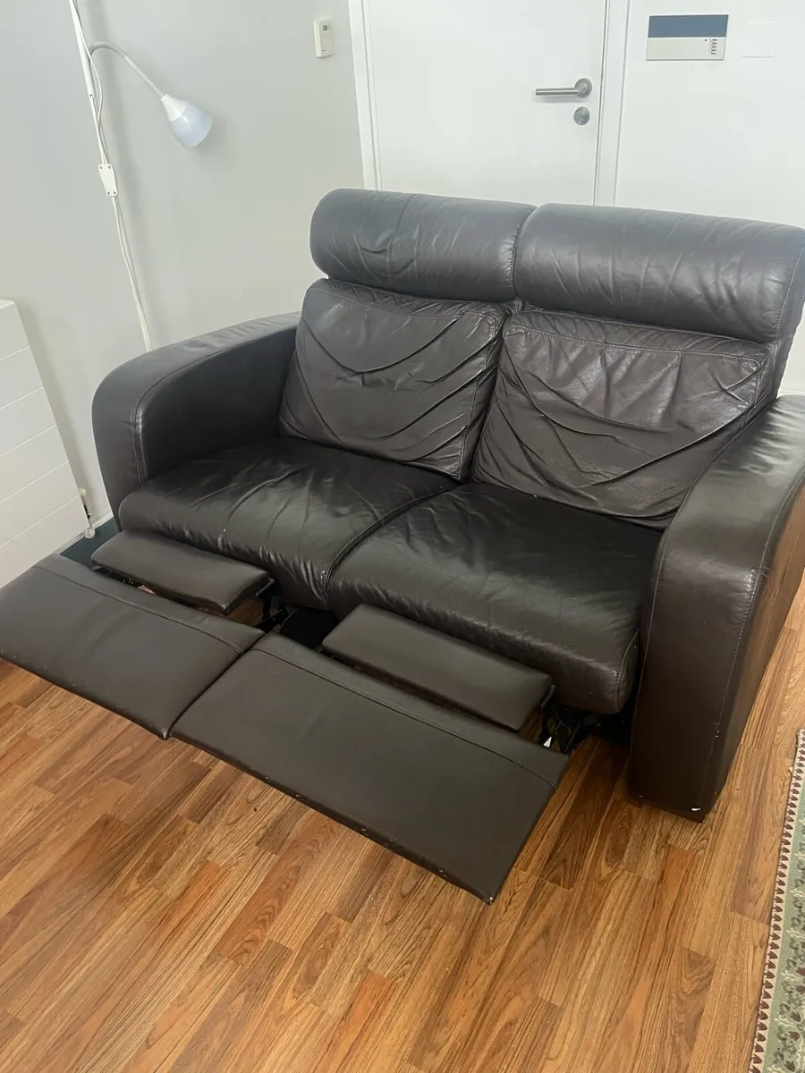 Two seater reclining sofa - Image 1