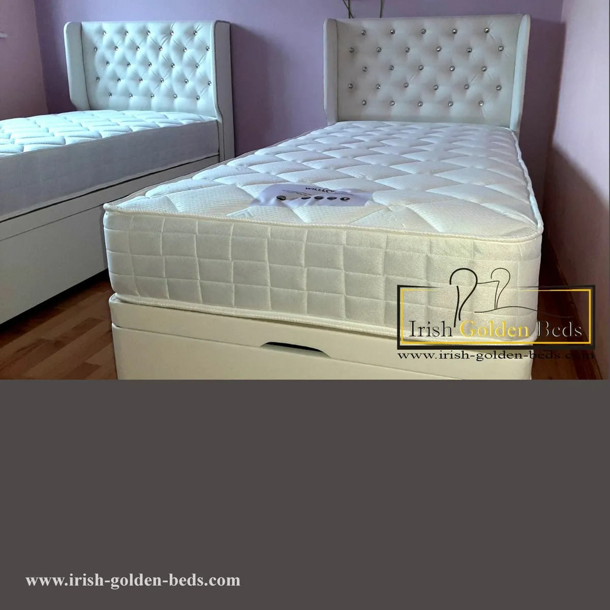 bed frame and headboard, free delivery - Image 3
