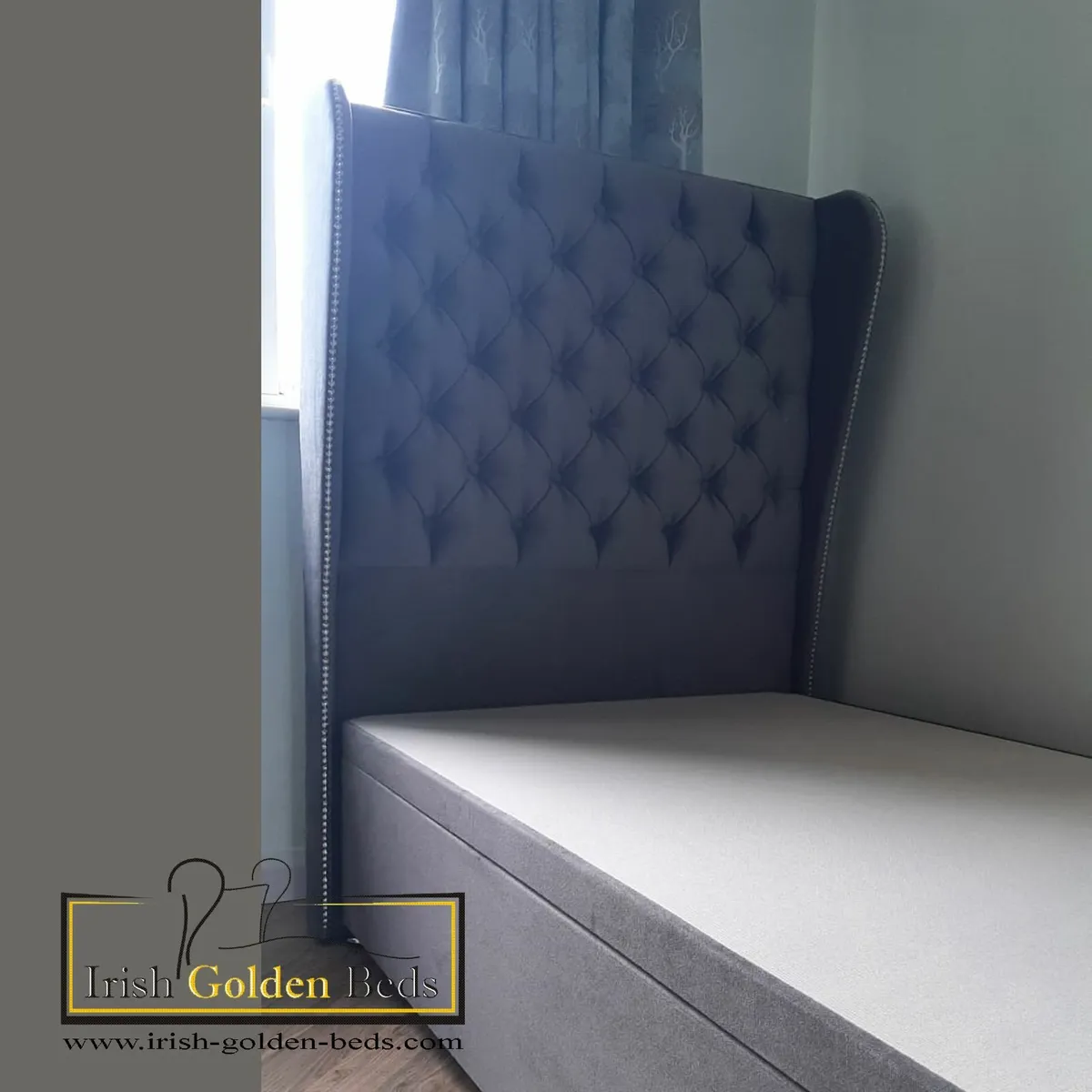 bed frame and headboard, free delivery - Image 3