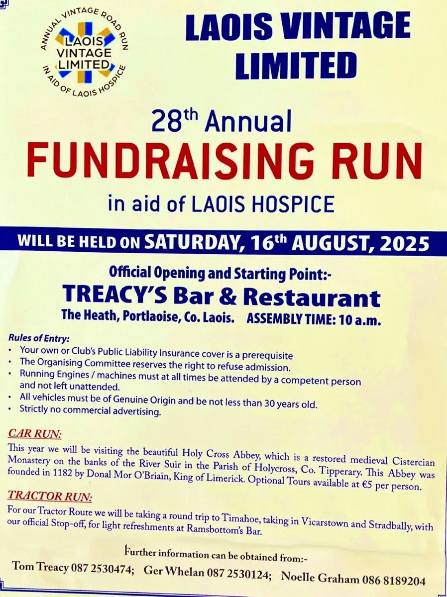 Laois Vintage Sponsored Vintage Road Run - Image 2