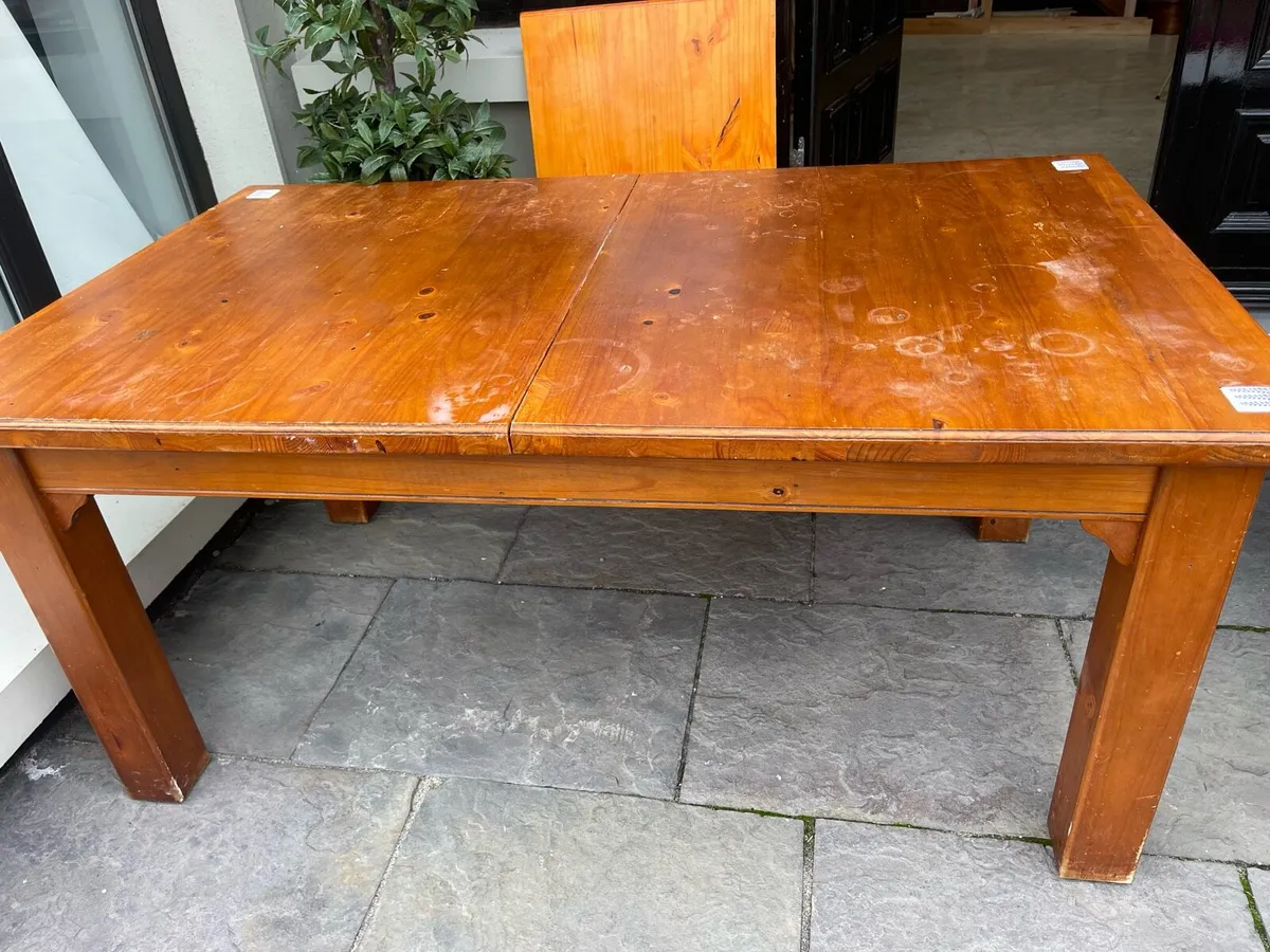 Free - Large Extendable Kitchen Dining Table - Image 2