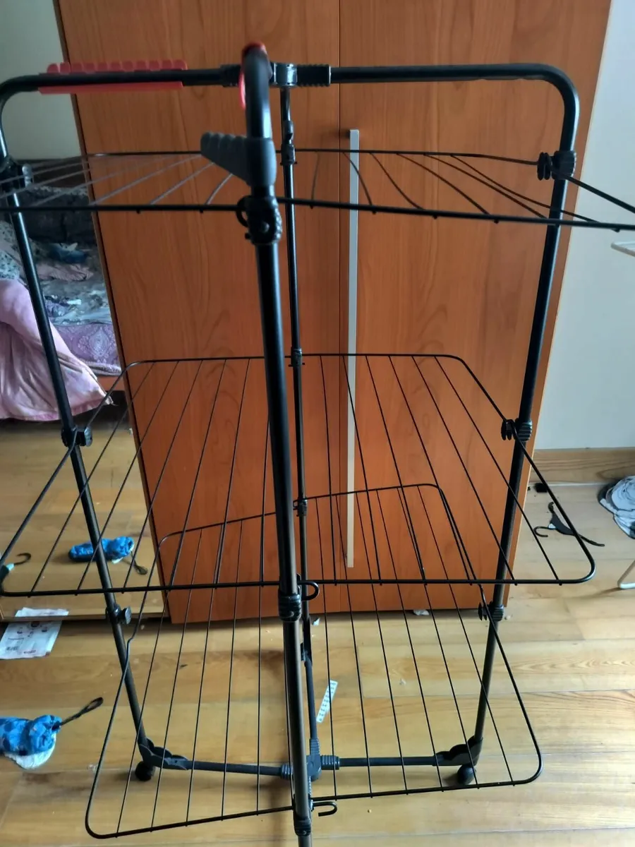 Vileda Mixer 30m Indoor Clothes Airer with wheels - Image 1