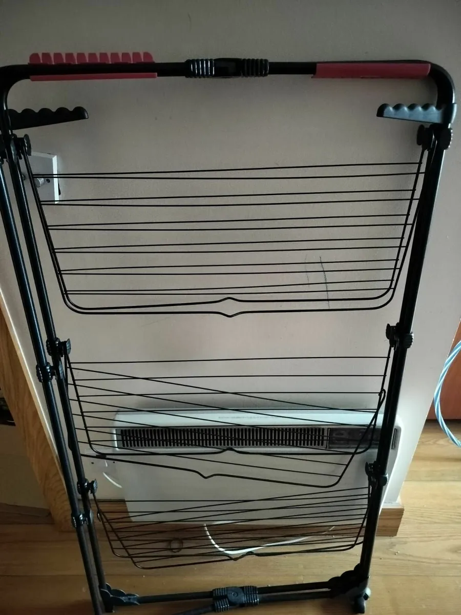 Vileda Mixer 30m Indoor Clothes Airer with wheels - Image 3