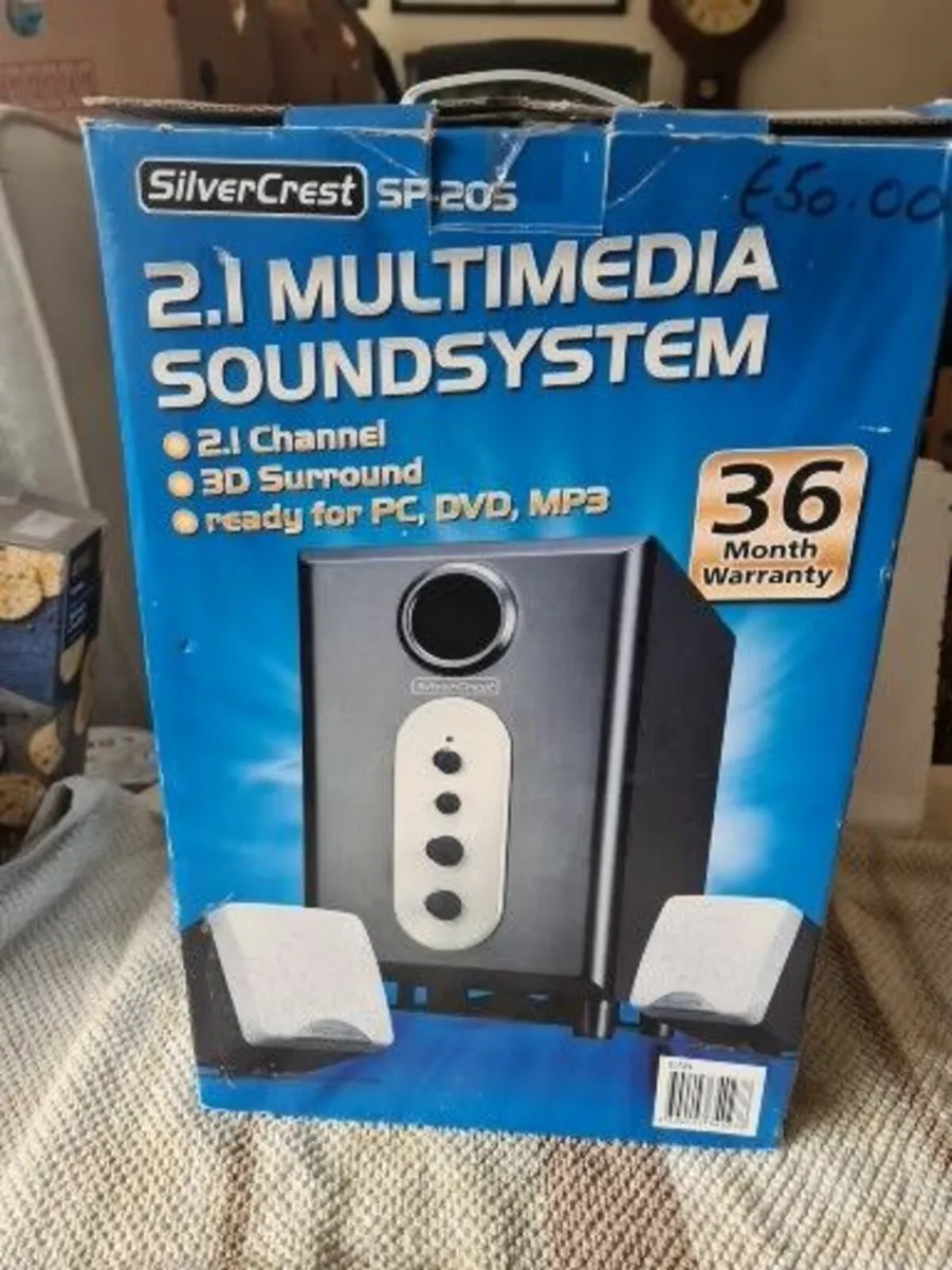 NEW Sound surround system never used or unboxed, - Image 1