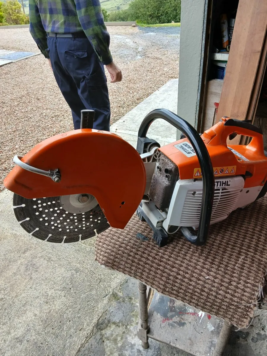 Stihl ts 400 consaw - Image 2