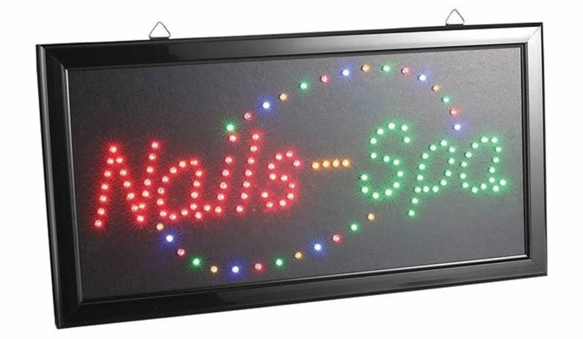 Nails SPA LED signboard - Image 1