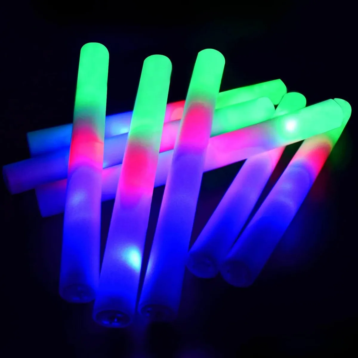200 LED Foam Glow Sticks (Weddings, Parties etc.) - Image 2