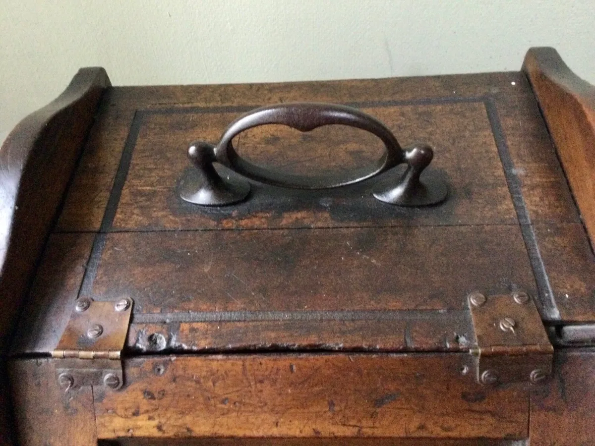 Antique Edwardian Coalbox - Image 3