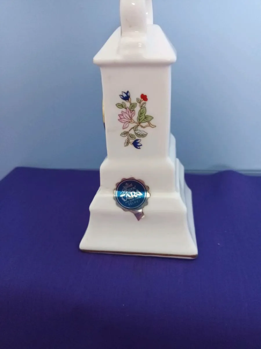ROYAL TARA CHINA  MINATURE  GRANDFATHER  CLOCK - Image 3