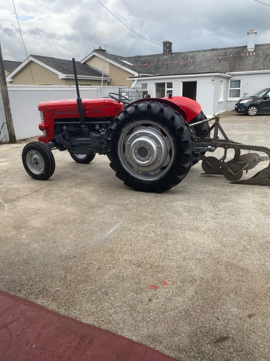 Massey Ferguson 65 with a massive Ferguson plough - Image 2