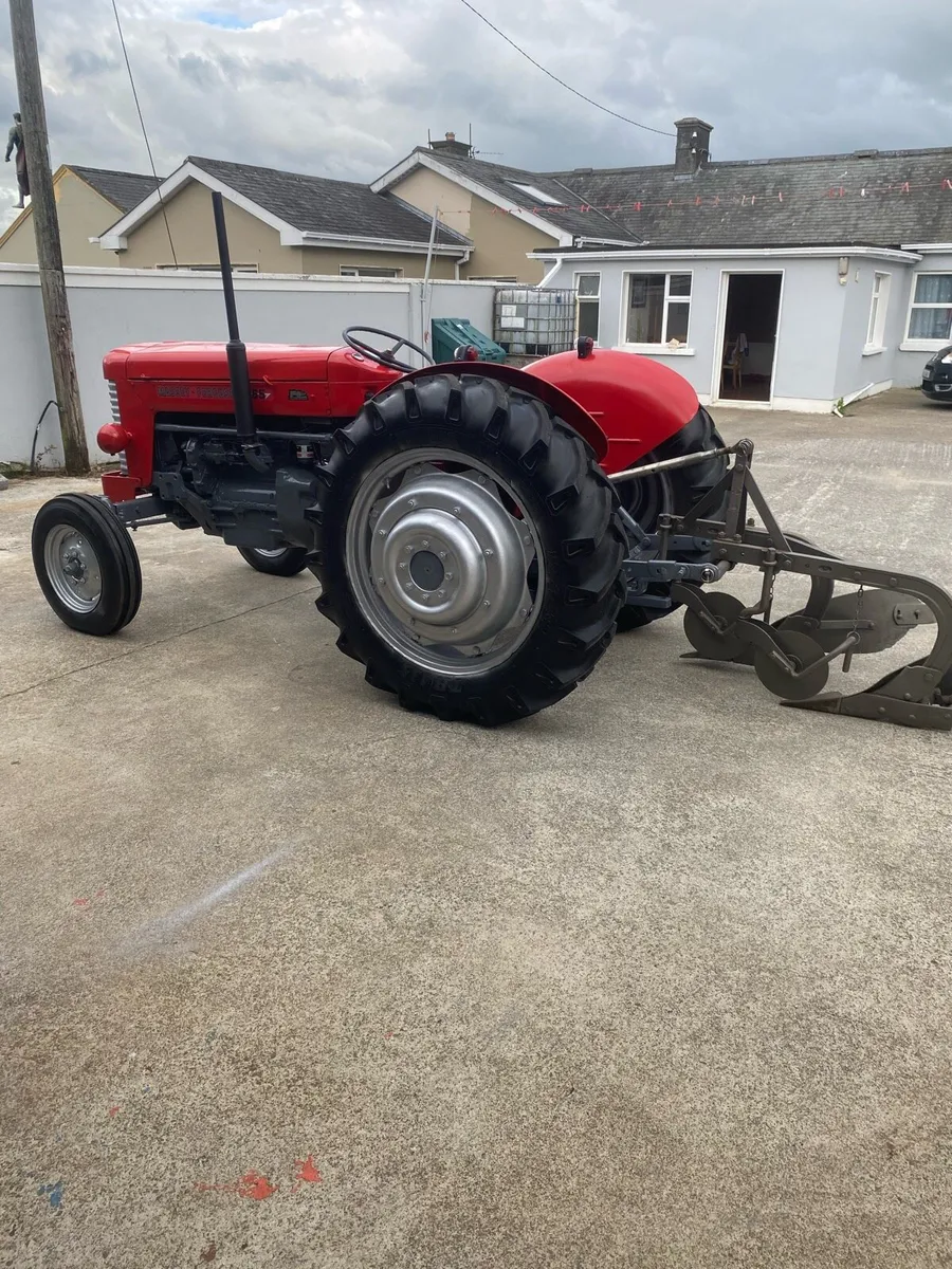 Massey Ferguson 65 with a massive Ferguson plough - Image 3