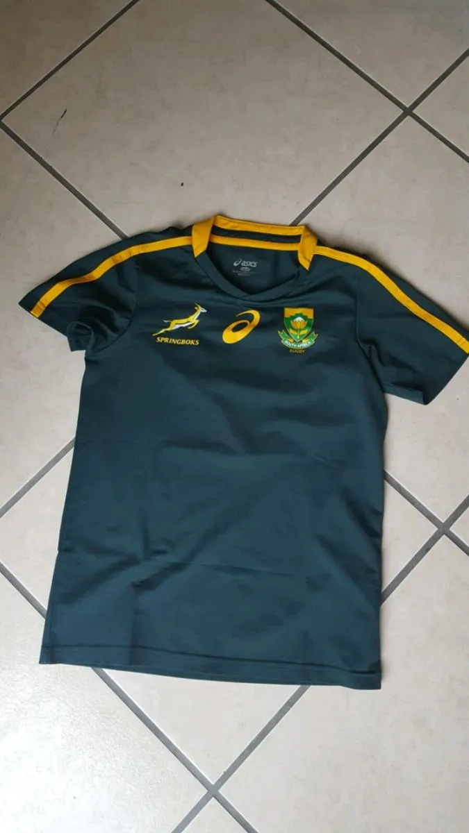 rugby sport jersey south africa springboks 10/12y