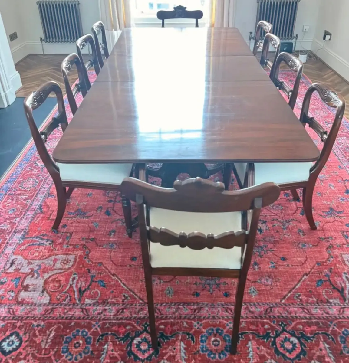 Antique Dining Table - L 2.95m and W 1.20m - Image 2