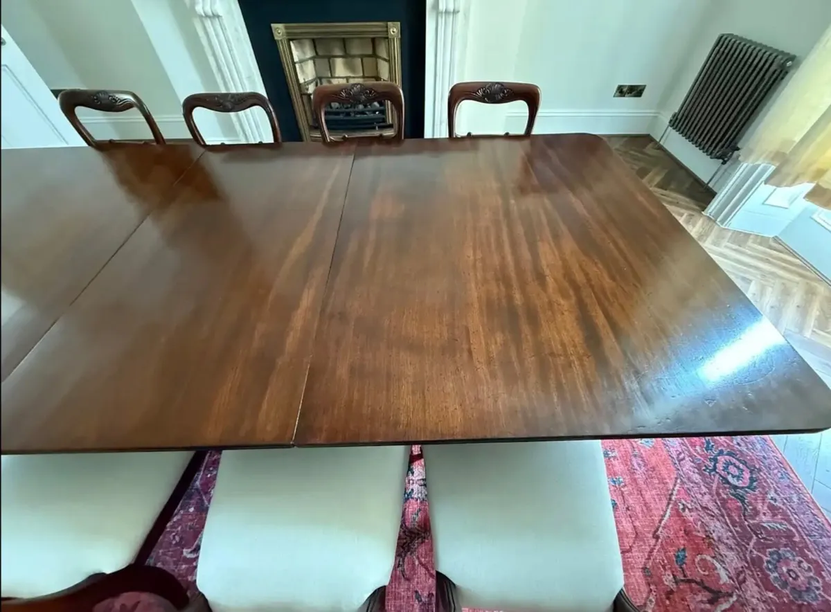 Antique Dining Table - L 2.95m and W 1.20m - Image 4