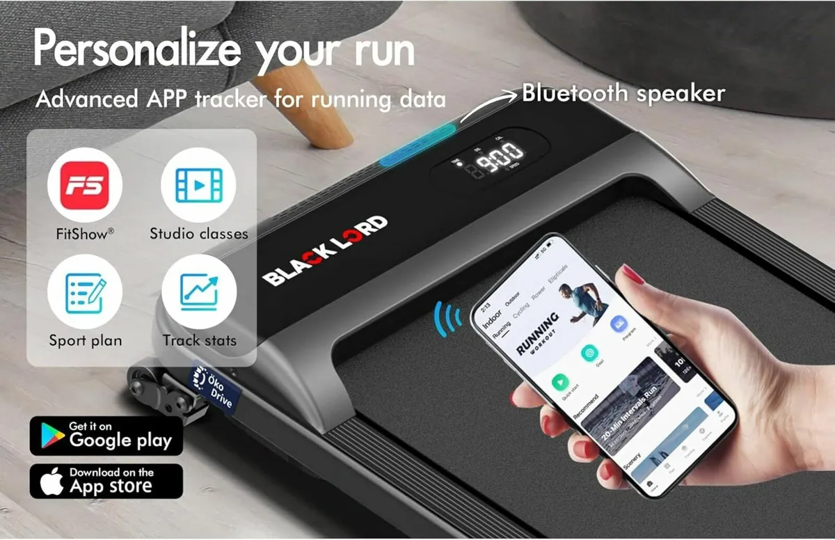 Walking Pad Treadmill Office LED Display Bluetooth - Image 3