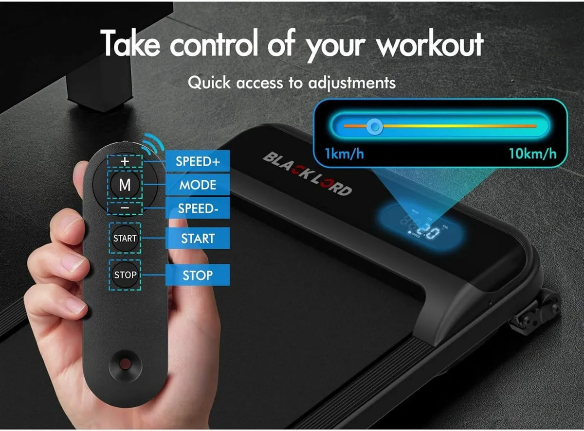 Walking Pad Treadmill Office LED Display Bluetooth - Image 4