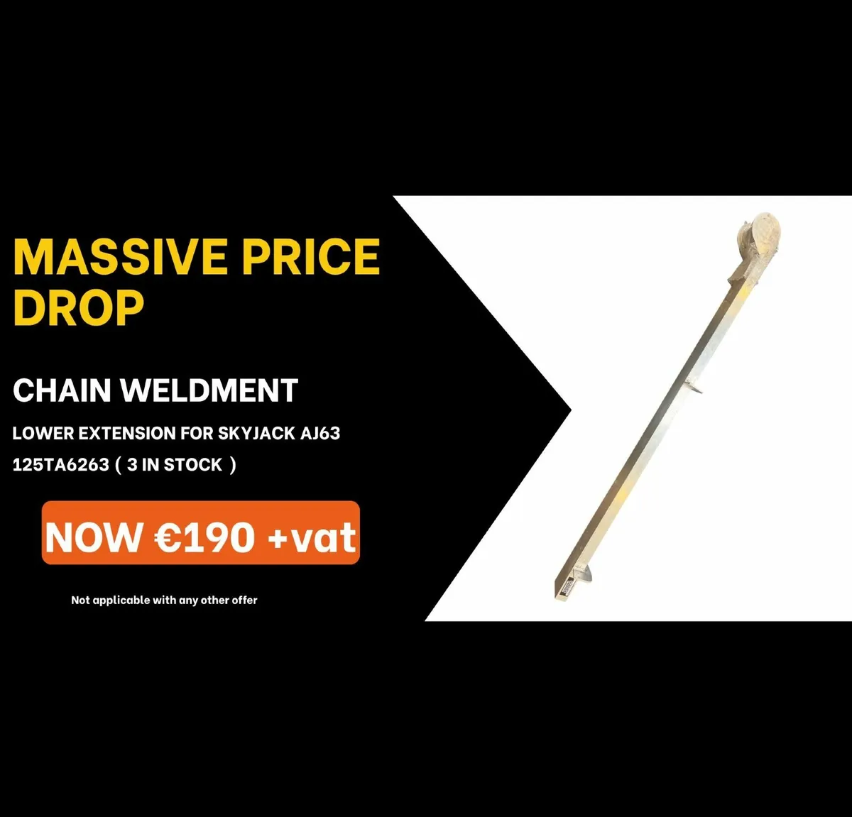 Chain Weldment for Skyjack Boom Lift