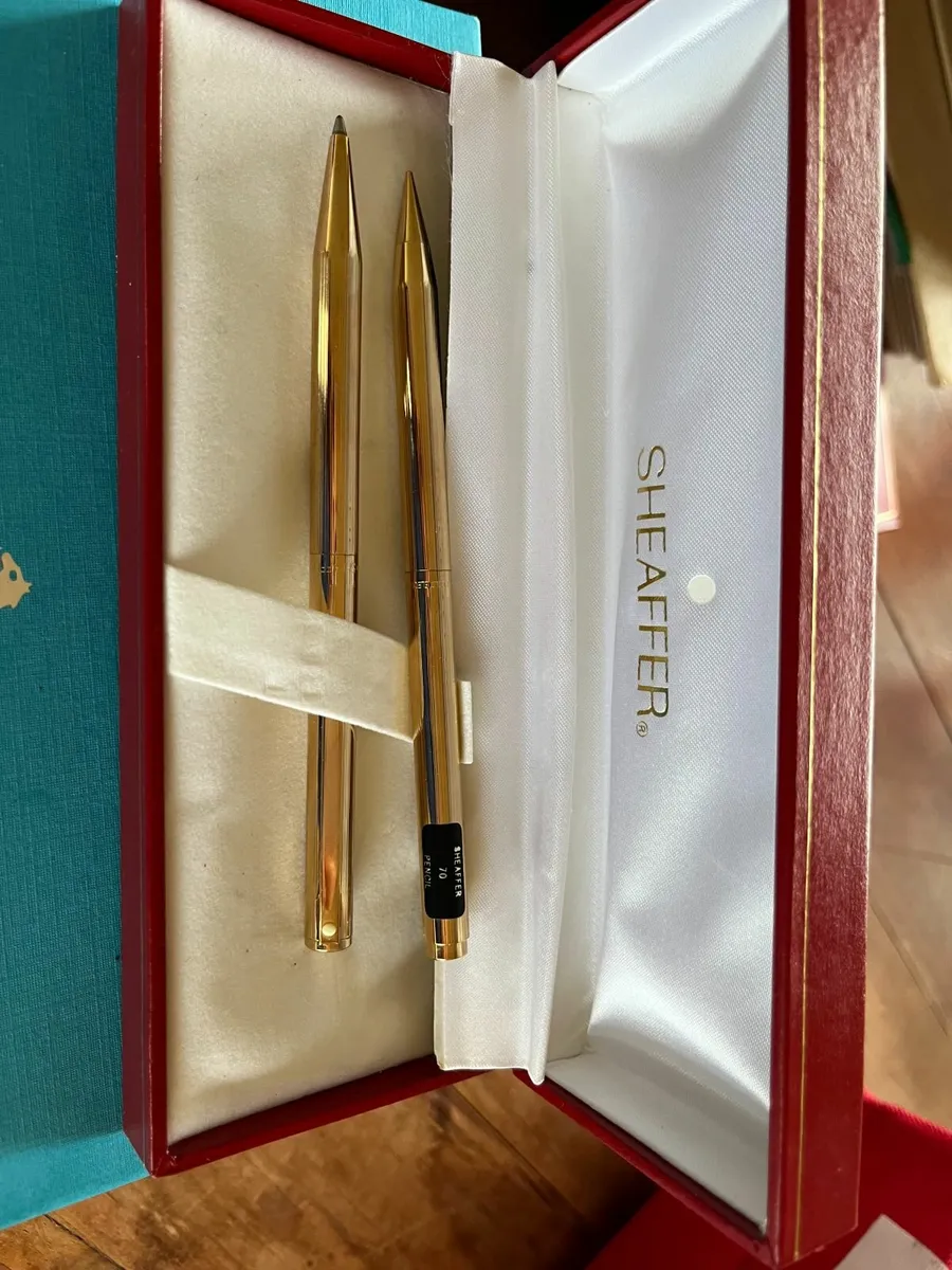 Sheaffer Gold Pens and Pencil - Image 2
