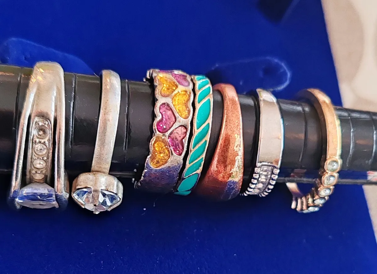 7 Retro rings - Image 2