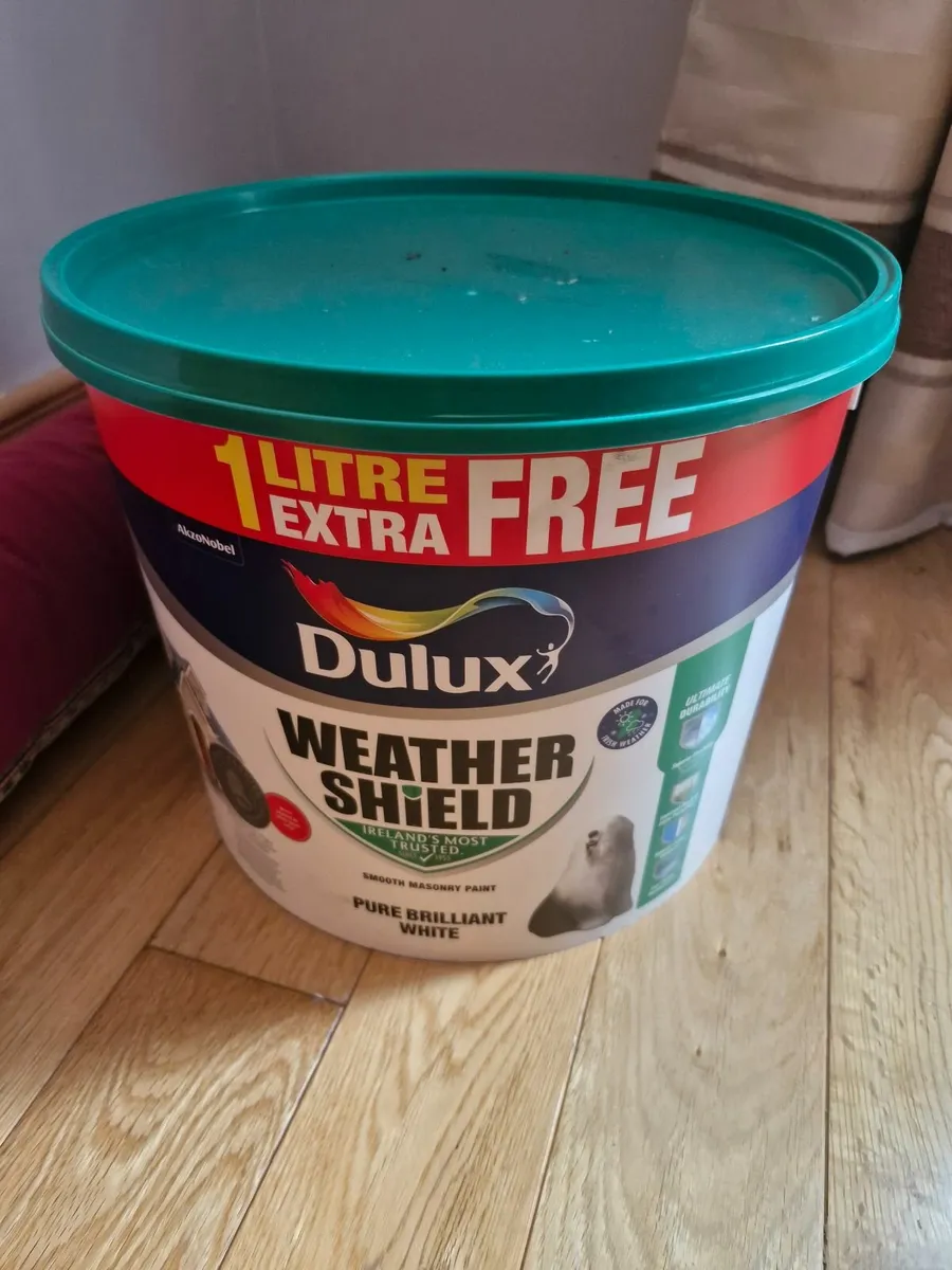 Dulux Weathershield 11lt tub white
