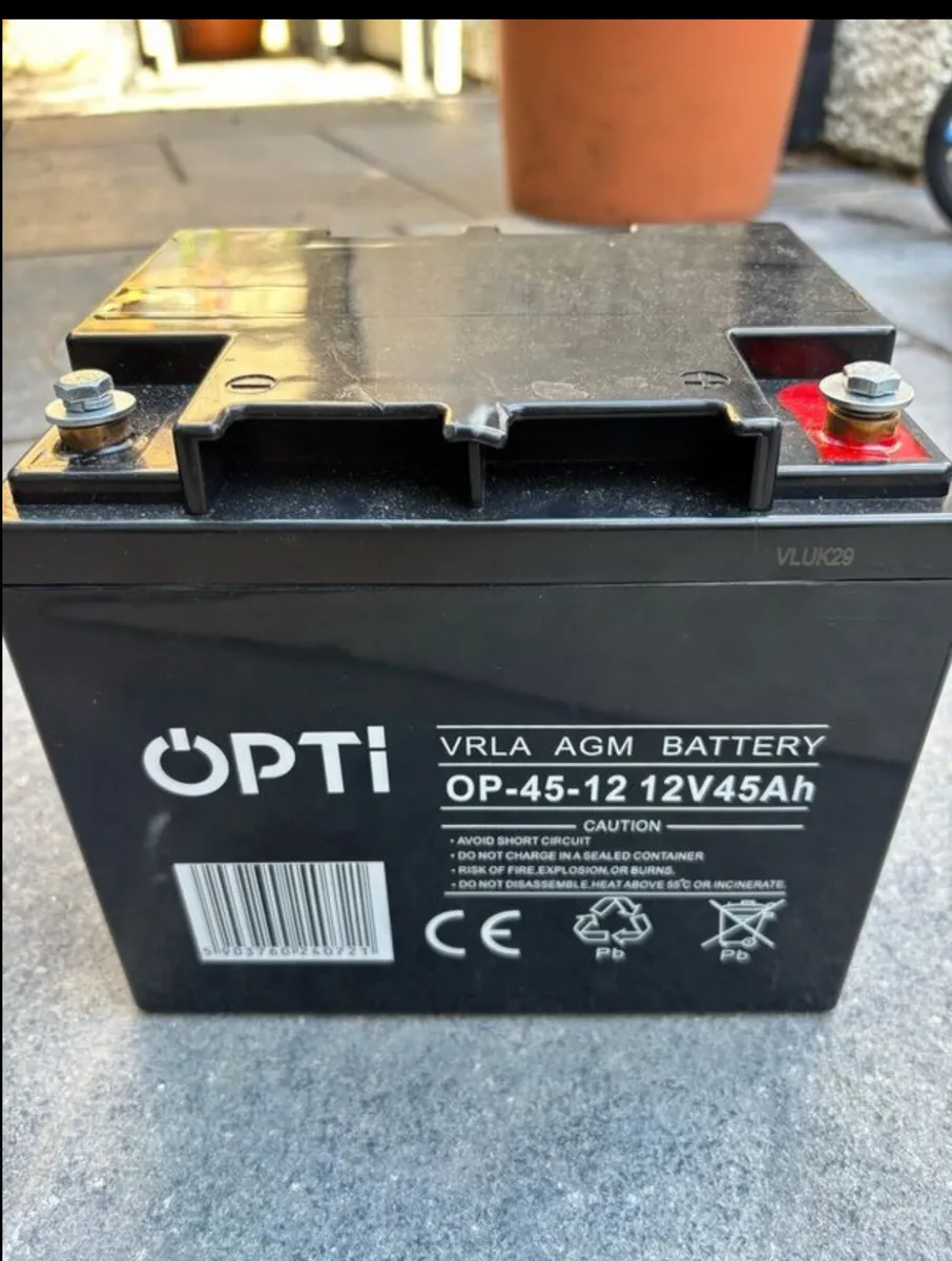 12V 45Ah AGM VRLA battery - Image 2
